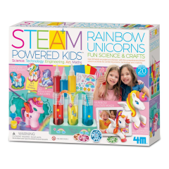 Jocuri educative 4M, Kit stiintific - Curcubee si Unicorni, STEAM Kids - autograf.ro