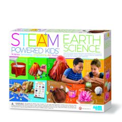 Jocuri educative Raspundel Istetel 4M, Kit stiintific - Stiinta Pamantului, STEAM Kids - autograf.ro