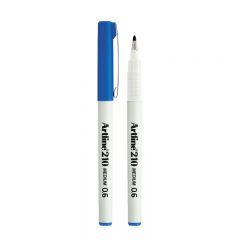 Markere, Liner ARTLINE 210, varf fetru 0.6mm - albastru - autograf.ro