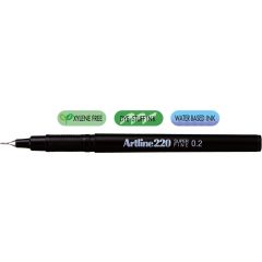 Markere Artline Faber-Castell, Liner ARTLINE 220, varf fetru 0.2mm - negru - autograf.ro