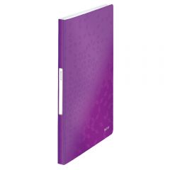 Leitz, Mapa de prezentare LEITZ WOW, coperta moale, PP, A4, 40 de folii, mov - autograf.ro