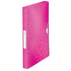 Leitz, Mapa Jumbo LEITZ WOW, PP, A4, 250 coli, roz - autograf.ro