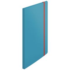 Dosare, mape si folii Bantex Leitz, Mapa de prezentare LEITZ Cosy, coperta moale, PP, A4, 20 de folii, albastru celest - autograf.ro