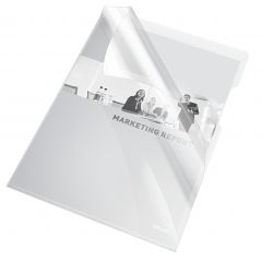 Esselte, Mapa de protectie ESSELTE, A4, 150 mic, 25 buc/set, cristal - autograf.ro