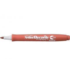 Artline, Marker ARTLINE Decorite, varf rotund 1.0mm - maro - autograf.ro