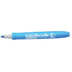 Artline, Marker ARTLINE Decorite, varf rotund 1.0mm - albastru metalizat - autograf.ro