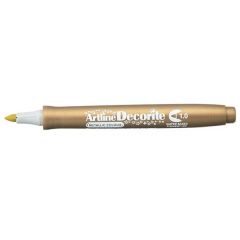Artline, Marker ARTLINE Decorite, varf rotund 1.0mm - auriu - autograf.ro