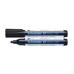 Markere, Marker SCHNEIDER Maxx 290, pentru tabla de scris+flipchart, varf rotund 2-3mm - negru - autograf.ro