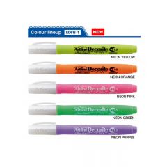 Artline, Marker ARTLINE Decorite, varf rotund 1.0mm - galben neon - autograf.ro