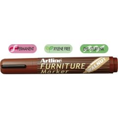 Raspundel Istetel, Marker ARTLINE 95, pentru mobilier din lemn (retusuri), corp plastic, varf tesit 2.0-5.0mm - nuc - autograf.ro