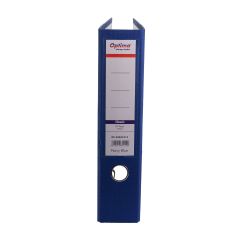 Bibliorafturi Donau Optima, Biblioraft A4, plastifiat PP/paper, margine metalica, 75 mm, Optima Classic - bleumarin - autograf.ro