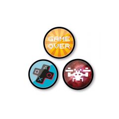 Insigne Nikidom, Insigne, 3buc/set, Roller NIKIDOM - Play - autograf.ro