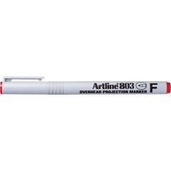 Artline, OHP Non-Permanent marker ARTLINE 803, varf fin - 0.5mm - rosu - autograf.ro