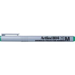 Artline, OHP Non-Permanent marker ARTLINE 804, varf mediu - 1.0mm - verde - autograf.ro