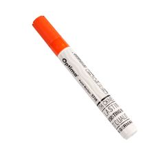 Carioci, Marker cu vopsea Optima Paint 3710, varf rotund 4.5mm, grosime scriere 2-3mm - orange - autograf.ro