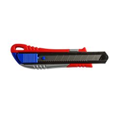 Cuttere si foarfeci Optima, Cutter basic Optima, lama 18mm SK5, sina metalica, aluminiu cu ABS - autograf.ro