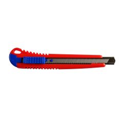 Cuttere si foarfeci Optima, Cutter mic Optima Basic, lama  9mm SK7, sina metalica, ABS - autograf.ro