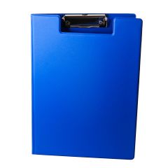 Clipboard-uri Donau Optima, Clipboard dublu A4, plastifiat PP, Optima - albastru - autograf.ro