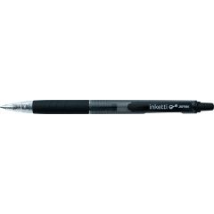 Penac, Pix cu gel PENAC Inketti, rubber grip, 0.7mm, corp negru transparent - scriere neagra - autograf.ro