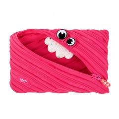 Zip..it, Penar cu fermoar, ZIPIT Party Monster Jumbo - roz - autograf.ro