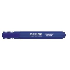 Markere, Permanent marker, varf tesit 1-5mm, corp plastic, Office Products - albastru - autograf.ro