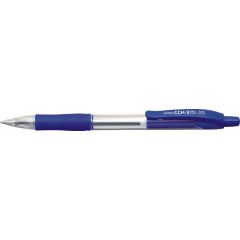 Penac, Pix cu gel PENAC CCH-3, rubber grip, 0.5mm, corp transparent - scriere albastra - autograf.ro