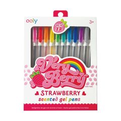 Bijuterii, Pixuri cu gel parfumate Very Berry - Set de 12 - autograf.ro