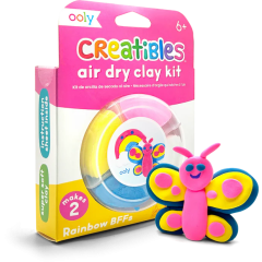 Jucarii WINFUN Ooly, Plastilina cu uscare la aer - Rainbow, Creatibles, set DIY 4 culori - autograf.ro