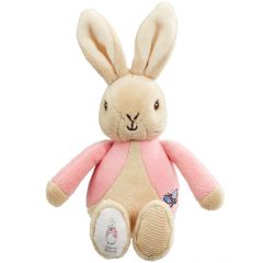 Jucarii de plus, Jucarie zornaitoare din plus Flopsy, Peter Rabbit, 16 cm PO 1226F - autograf.ro