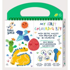 Art & Craft Nikidom Scrikss KOH-I-NOOR Gimboo Avenir, Primul meu kit de desenat - Prietenii Dinozauri, Haku Yoka, portabil - autograf.ro