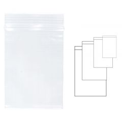 Raspundel Istetel Kangaro, Pungi plastic cu fermoar pentru sigilare,  80 x 120 mm, 100 buc/set, KANGARO - transparente - autograf.ro