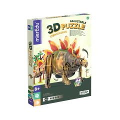 Puzzle-uri copii, Puzzle 3D reglabil - STEGOSAURUS (deluxe) - autograf.ro