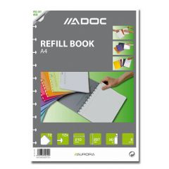 Caiete DELI Adoc, Rezerva caiet A4, 72 file - 90g/mp, AURORA Adoc - dictando - autograf.ro