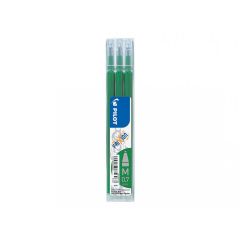 Rechizite scolare smart, Rezerva roller PILOT Frixion, 0,7mm, 3buc/set - verde - autograf.ro