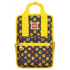 Ghiozdane, Rucsac Casual LEGO Tribini Fun Small - design Heads and Cup - galben - autograf.ro