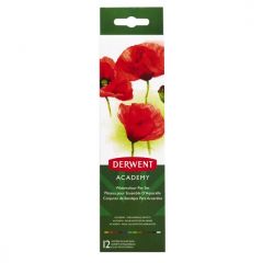 Derwent, Set acuarele cu pensula DERWENT Academy, 12 buc/set, diverse culori - autograf.ro