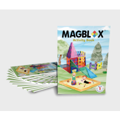 Jucarii Nice Magblox, Carte cu activitati pentru seturile magnetice de constructie - autograf.ro