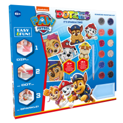 Art & Craft Nikidom Sheaffer Diamond Dotz®, Set creativ 6 in 1, Patrula Catelusilor, pictura cu diamante - autograf.ro