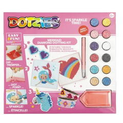 Art & Craft Nikidom Sheaffer Diamond Dotz®, Set creativ 6 in 1, Sirena, pictura cu diamante - autograf.ro