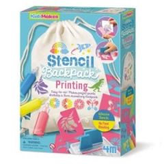 Jocuri educative 4M, Set creativ - Imprimare cu sabloane pentru textile - autograf.ro