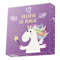 Art & Craft Nikidom Sheaffer Diamond Dotz®, Set creativ tablou Believe in Magic, pictura cu diamante - autograf.ro
