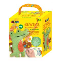 Art & Craft Nikidom Scrikss KOH-I-NOOR Gimboo Avenir, Set de cusut Prietenul Meu Animal - Crocodil artistic - autograf.ro