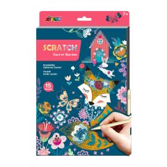 Art & Craft Nikidom Scrikss KOH-I-NOOR Gimboo Avenir, Set de razuit A4 - Gradina secreta - autograf.ro