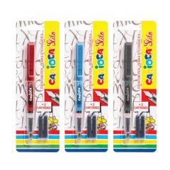 Stilouri, Stilou cu cartus cerneala, + 2 rezerve/blister, CARIOCA Stilo - autograf.ro
