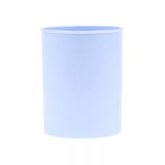 Pentru acasa, Suport plastic, cilindric, pentru instrumente de scris, D78mm, H-10cm, DONAU Life - bleu pastel - autograf.ro