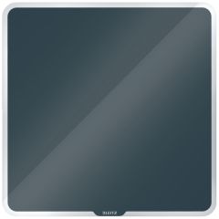 Table magnetice Leitz, Tabla LEITZ Cosy, sticla, magnetica, 45x45 cm, marker inclus, gri antracit - autograf.ro