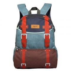 Ghiozdane, Rucsac ZIPIT Adventure Blue Vintage, cu buzunare laterale - autograf.ro