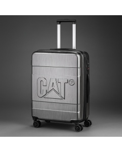 Troler mediu CATERPILLAR Cargo Cat-D 2.0 Nested, 24 inch,45x26x65 cm (Lxlxh), 74L, material ABS - gri lucios