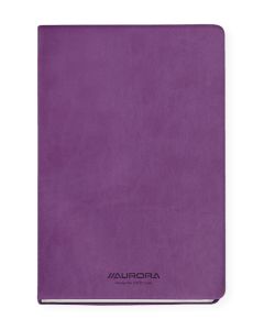 Caiet A5, 192 file - hartie FSC 80 g/mp, coperta soft-touch violet, AURORA Capri - dictando