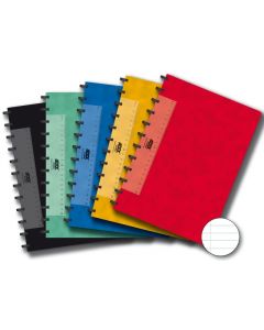 Caiet A4, 72 file - 90g/mp, coperta carton color embosat, AURORA Adoc - dictando
